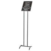 Cal Mil 4091-811-13 Sign Holder 10"W X 11"D X 43-1/2"H OAL Fits 8-1/2" X 11" Sign/menu