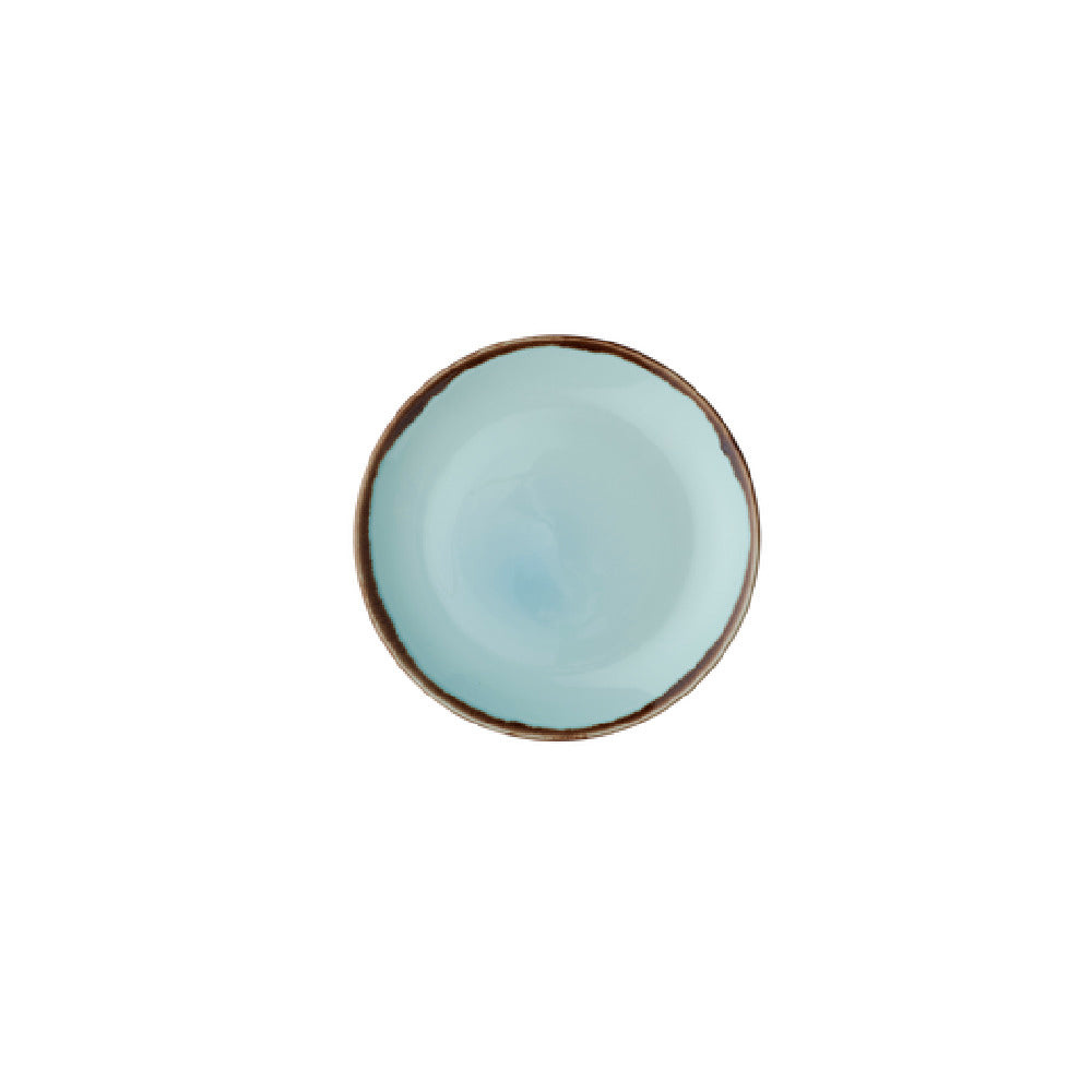 Arc Cardinal FN930 Dudson Harvest Turquoise Coupe Plate (D:10.25'') Vitrified Ceramic