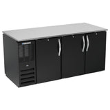 Beverage Air BB72HC-F-PT-B - Refrigerated Open Food Rated Back Bar Pass-Thru Storage Cabinet