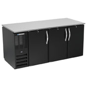 Beverage Air BB72HC-F-PT-B - Refrigerated Open Food Rated Back Bar Pass-Thru Storage Cabinet