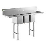 Empura EHD31014LR12 - Sink, 58"W X 19.5"D X 44.25"H, 19.5"D X 58"W X 44.25"H