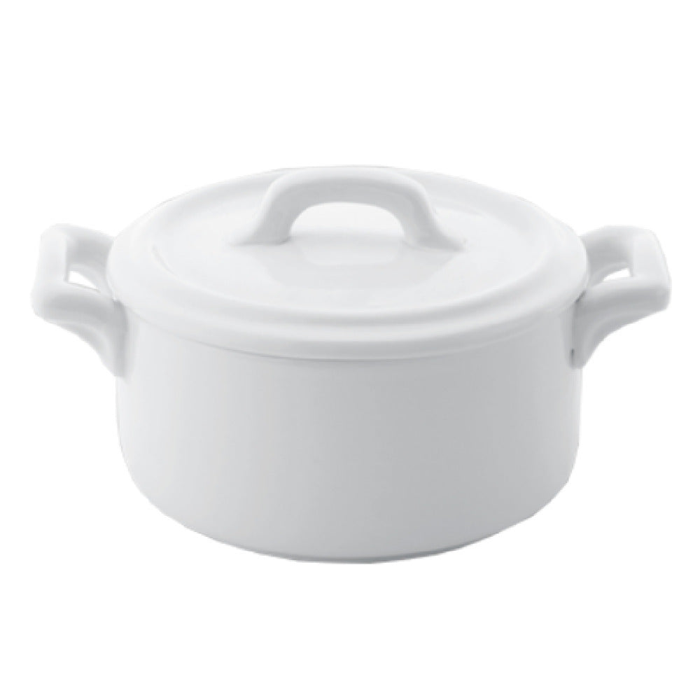 Bon Chef 1600003P Cocottes Cover For 4" Dia. Round Cocotte Porcelain