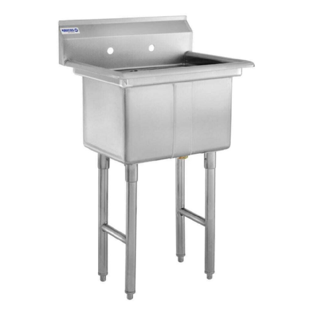 Hubert 29N-050 - Kratos® Compartment Sink, 10"W X 14"D X 12"H Bowl Size, No Drain Boards