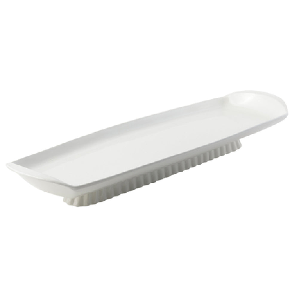 Bon Chef 700389915BLKSPK Futura Platter 8-5/8" X 27" X 2" H Rectangular