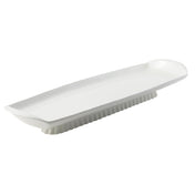 Bon Chef 700389915BLKSPK Futura Platter 8-5/8" X 27" X 2" H Rectangular