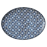 Arc Cardinal FK646 Arcoroc Candour Azure Oval Platter (D:14.25'') High Alumina Porcelain