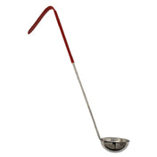 Omcan 80762 2 Oz One-Piece Stainless Steel Ladle With Red Handle