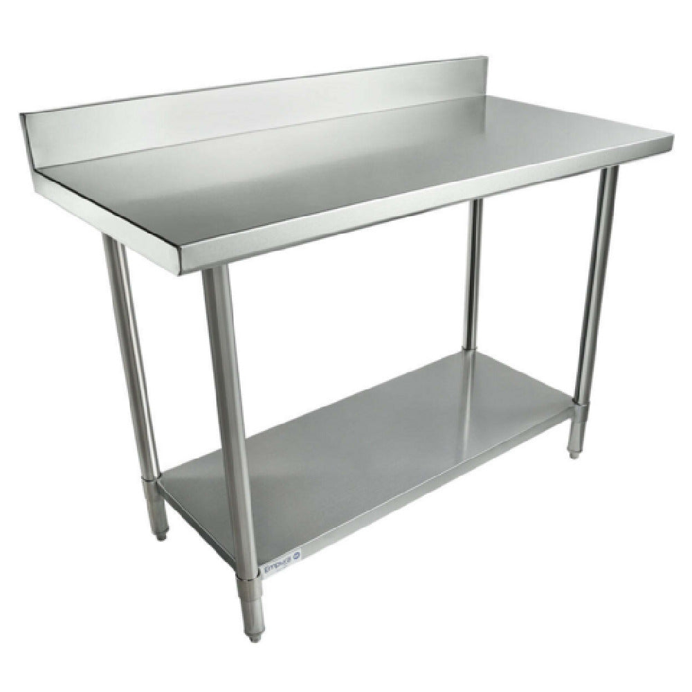 Empura SWT4B2448 - Work Table, 48"W X 24"D X 35"H, Super Duty 4" Backsplash