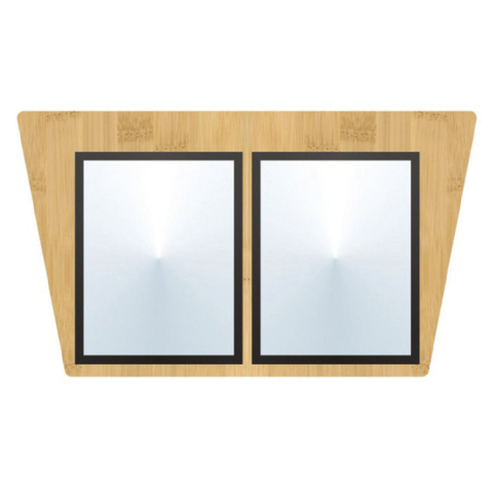Hubert 26838 - Menu Board, 2-pocket, Wall-mount