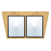 Hubert 26838 - Menu Board, 2-pocket, Wall-mount