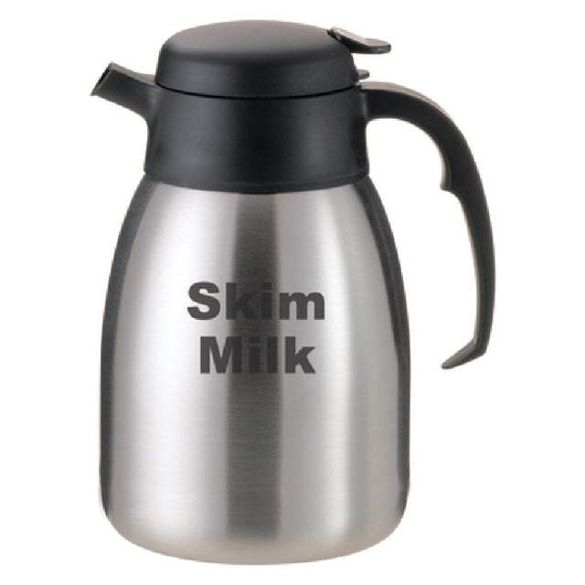 Service Ideas FVPC15SKIMET SteelVac™ Carafe 1.5 Liter (50.7 Oz.) 5-3/4" X 7-1/4" X 9-1/4"