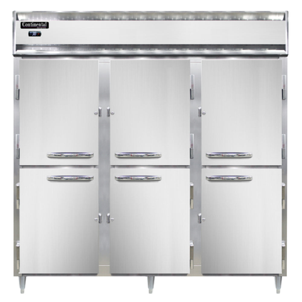 Continental Refrigerator D3RNHD Designer Line Refrigerator Reach-in Three-section