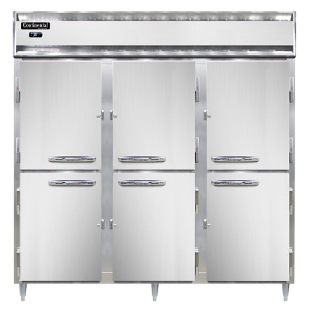 Continental Refrigerator D3RNHD Designer Line Refrigerator Reach-in Three-section