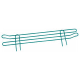 Klinger's Trading SLEDGE24-GREEN Shelf Ledge For Wire Shelf 24"W X 5-1/2"H