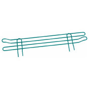 Klinger's Trading SLEDGE14-GREEN Shelf Ledge For Wire Shelf 14"W X 5-1/2"H