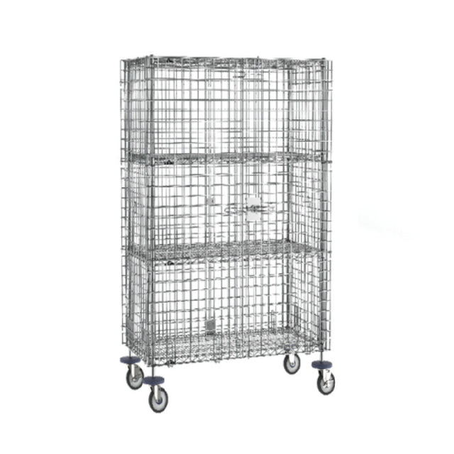 Metro SEC55EC-2SE - Super Erecta® Security Unit, Mobile, Chrome Plated Finish