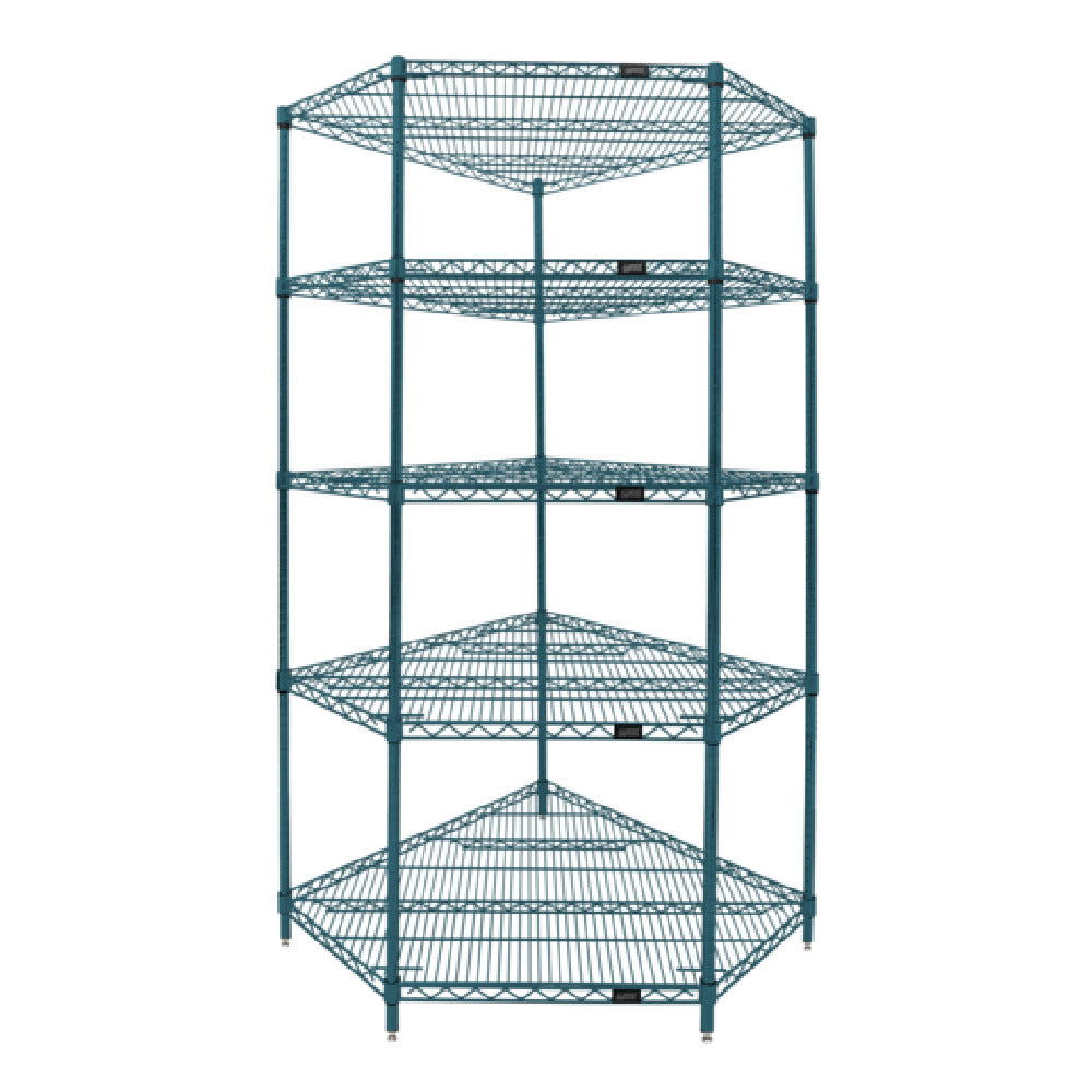 Quantum WR86-1836CRNP-5 Wire Shelving Starter Kit 5-Sided Shelf