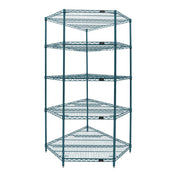 Quantum WR86-1836CRNP-5 Wire Shelving Starter Kit 5-Sided Shelf