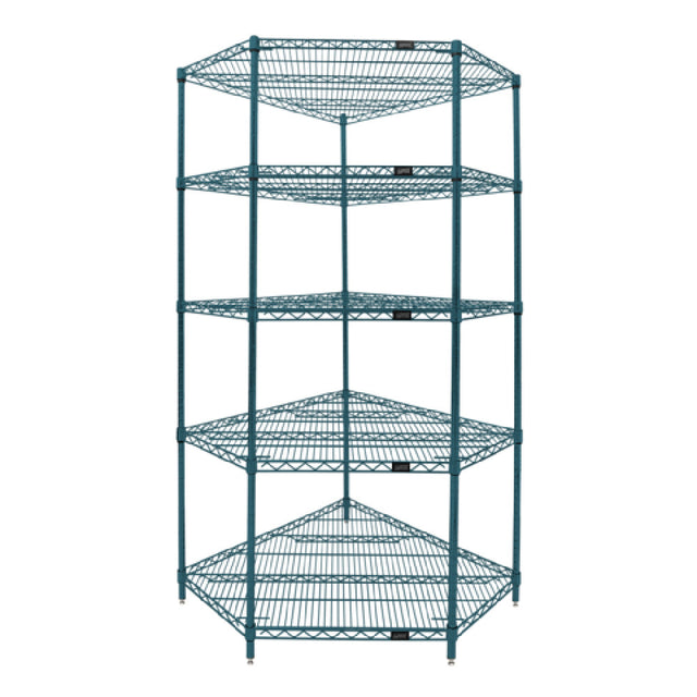 Quantum WR86-1836CRNP-5 Wire Shelving Starter Kit 5-Sided Shelf