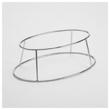 American Metalcraft SDRCKV4 Stainless Steel Display Rack Oval 4" H