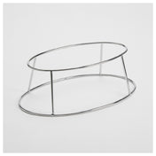 American Metalcraft SDRCKV4 Stainless Steel Display Rack Oval 4" H