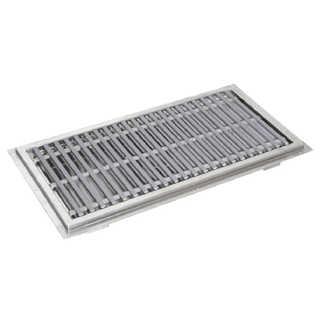 John Boos FTFG-1884 Floor Trough 84"W X 18"D Subway-style Fiberglass Grating