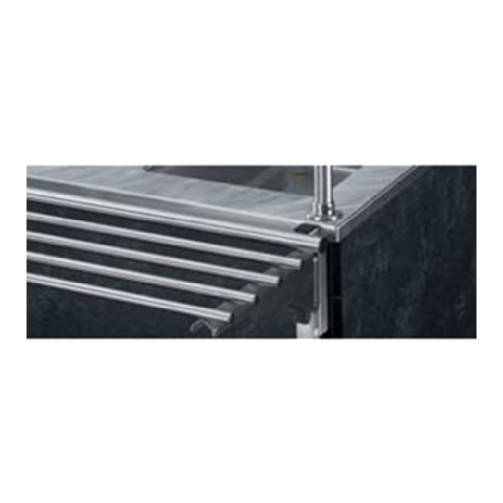 Vollrath 9882007 Tray Slide Tubular For Inside Corner Station Of 4-Series Signature Server® With Stainless Steel Countertops