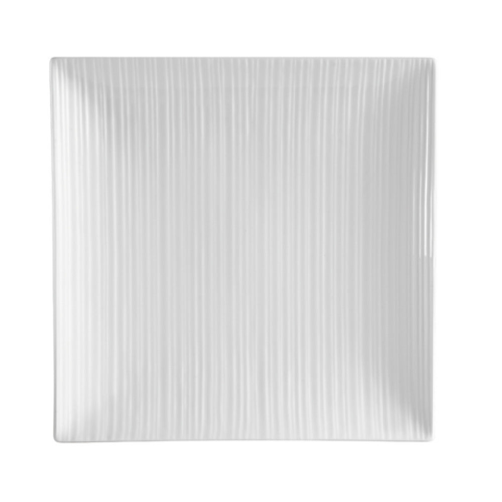 CAC China SUS-SQ16 Sushi Signature Plate 10-1/2"L X 10-1/2"W X 1-1/2"H Square