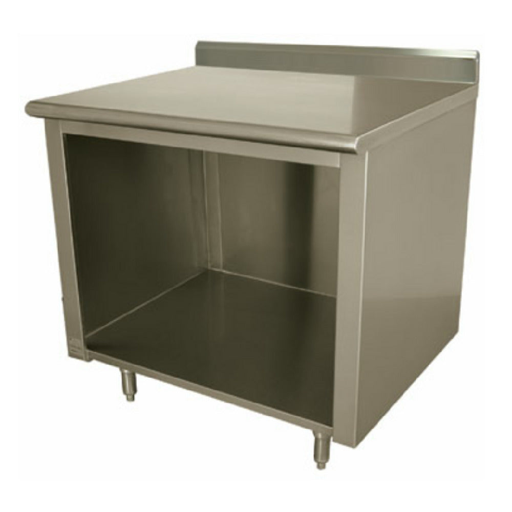 Advance Tabco EEK-SS-304-X Special Value Economy Work Table 48"W X 30"D Open Front Cabinet Base