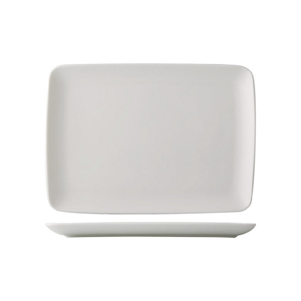 CAC China ARA-RT6 Aurora Platter 6"L X 4-3/8"W X 1/2"H Rectangular