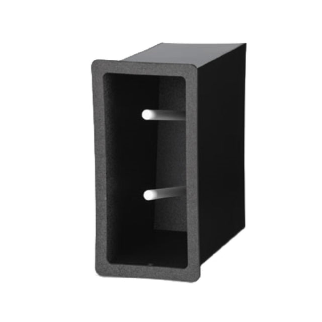 Vollrath FMDL-2V Flush Mount Lid Holder (2) Stack Dome Lids Horizontal Or Vertical Mount