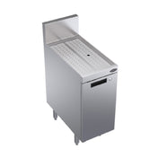 Krowne KR24-SD12 Royal Series Underbar Drainboard With Cabinet Base & Locking Hinged Door