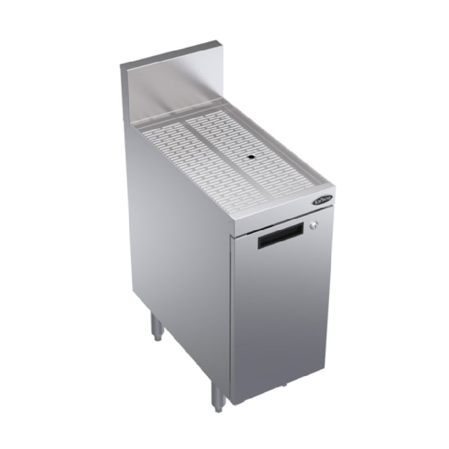 Krowne KR24-SD12 Royal Series Underbar Drainboard With Cabinet Base & Locking Hinged Door