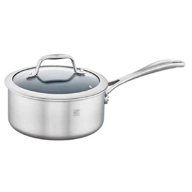 Zwilling 66735-180 Clad CFX Saucepan 2 Qt. With Tempered Glass Strainer Lid