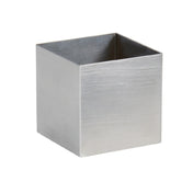 Cal Mil 22107-55 Storage Jar/Bin 4"W X 4"D X 4"H Stainless Steel (lids Sold Separately)