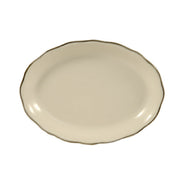 CAC China SC-12B Seville Platter 9-5/8"L X 7-1/8"W X 1-1/2"H Oval