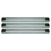 Quantum QVTRK-3-120EST Double Unit Floor Track Assembly Kit Includes: (3) 10' V-groove Aluminum Tracks