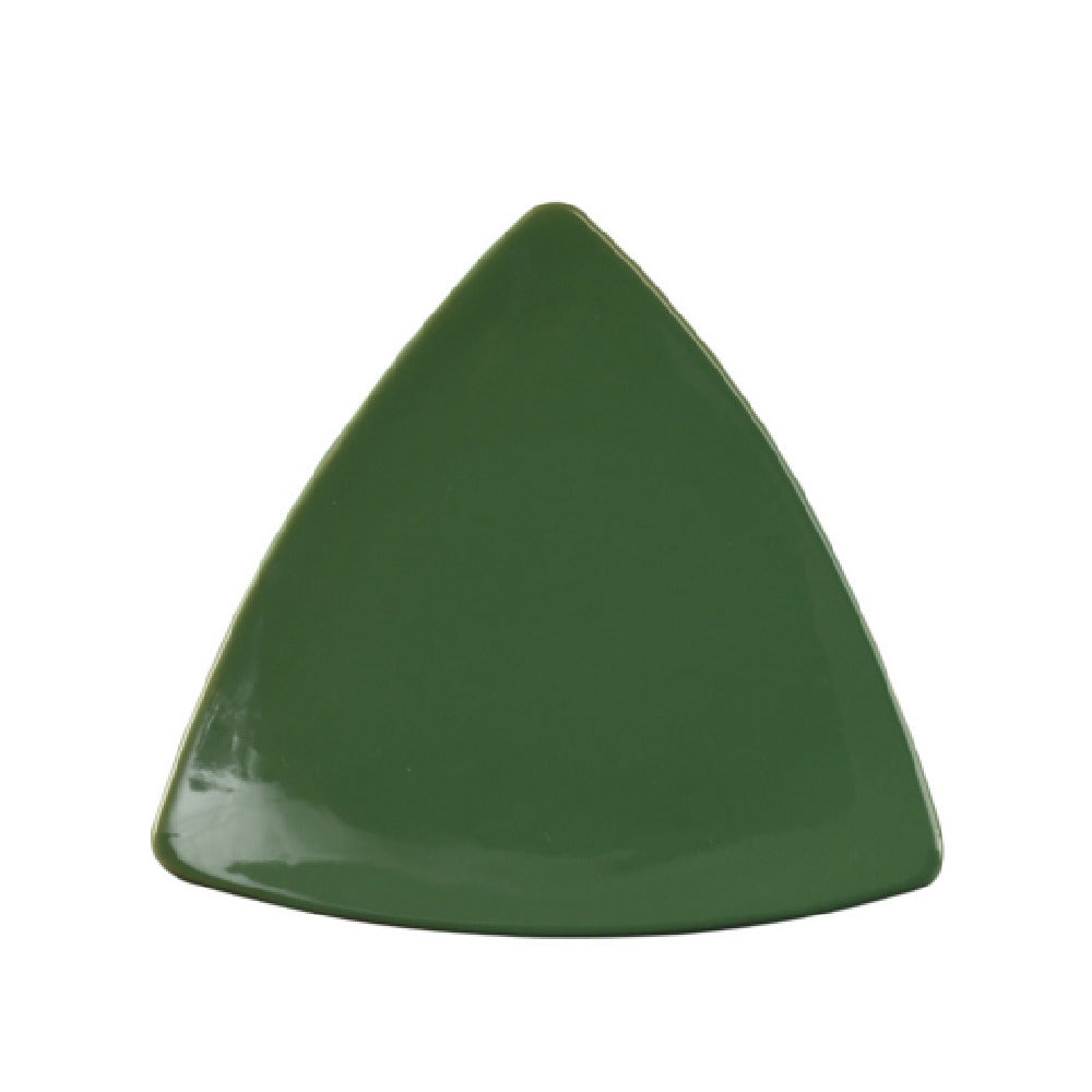 CAC China TRG-7-G Festiware Plate 7"L X 7"W X 3/4"H Triangular