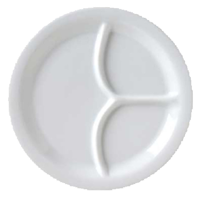 Vertex China CAT-83 Divided Plate 9" Dia. Round
