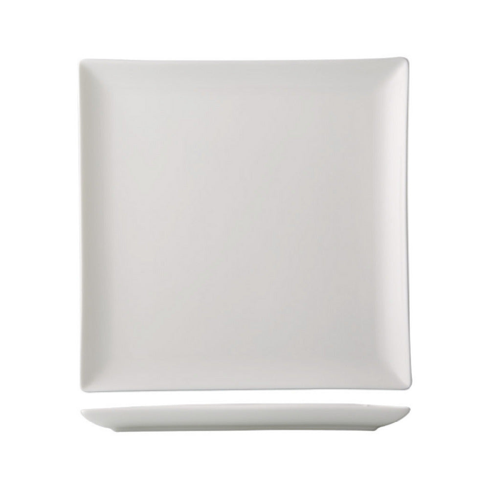 CAC China VCT-6 Victoria Plate 6"L X 6"W X 1/2"H Square