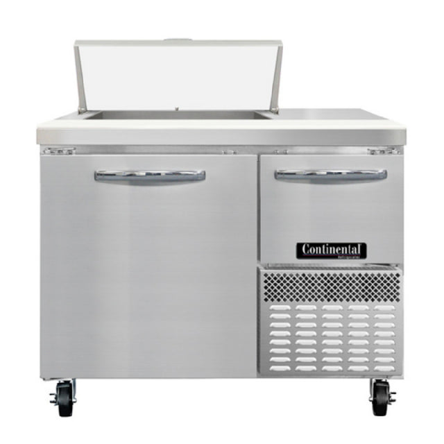 Continental Refrigerator RA43SN6 Refrigerated Base Shallow Depth Sandwich Unit