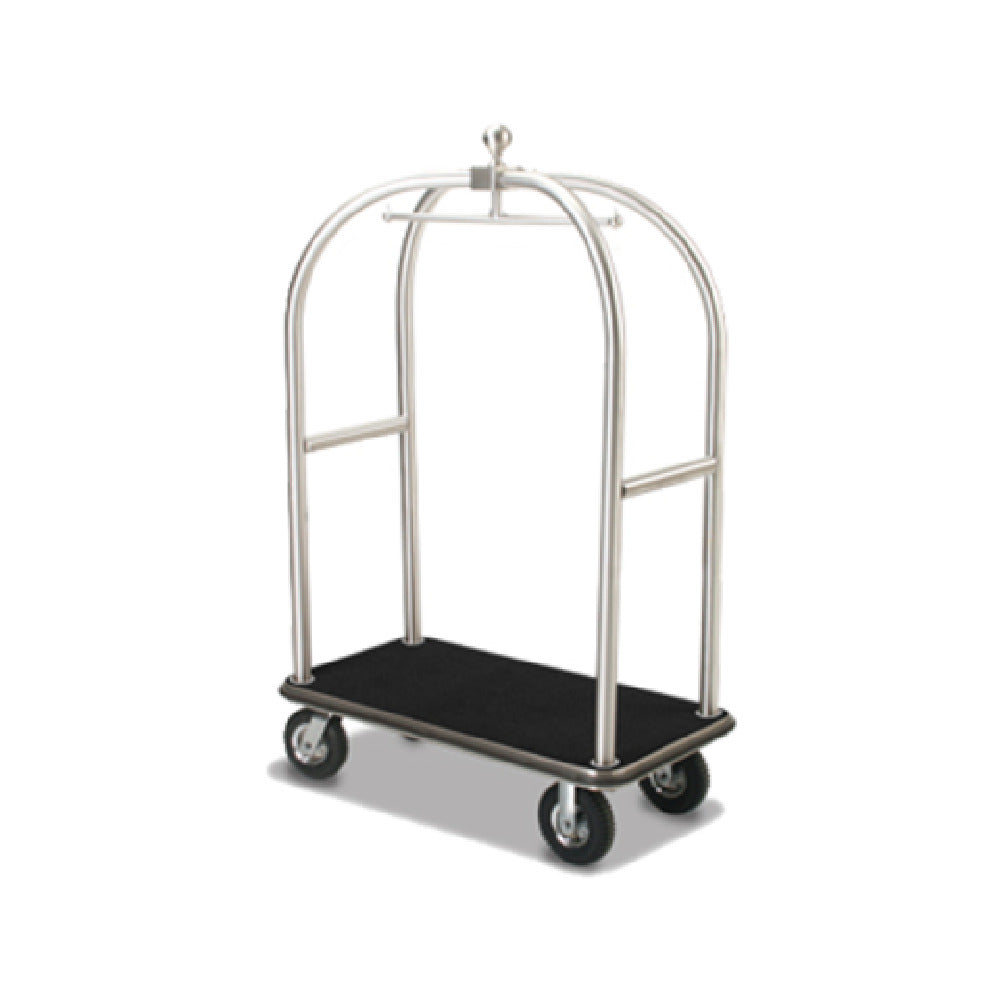 Forbes Industries 2528-SS Birdcage® Luggage Cart Longer & Lower Style 2" Diameter Tubular Superstructure