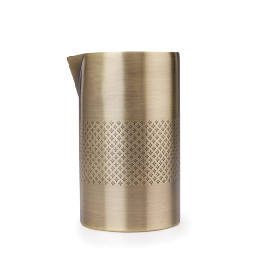 Mercer Culinary M37219ACP Barfly® Diamond Lattice Mixing Tin 21 Oz. (625 Ml.) Double-wall Insulated