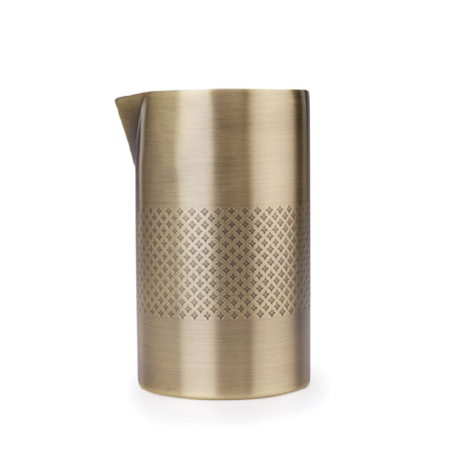 Mercer Culinary M37219ACP Barfly® Diamond Lattice Mixing Tin 21 Oz. (625 Ml.) Double-wall Insulated