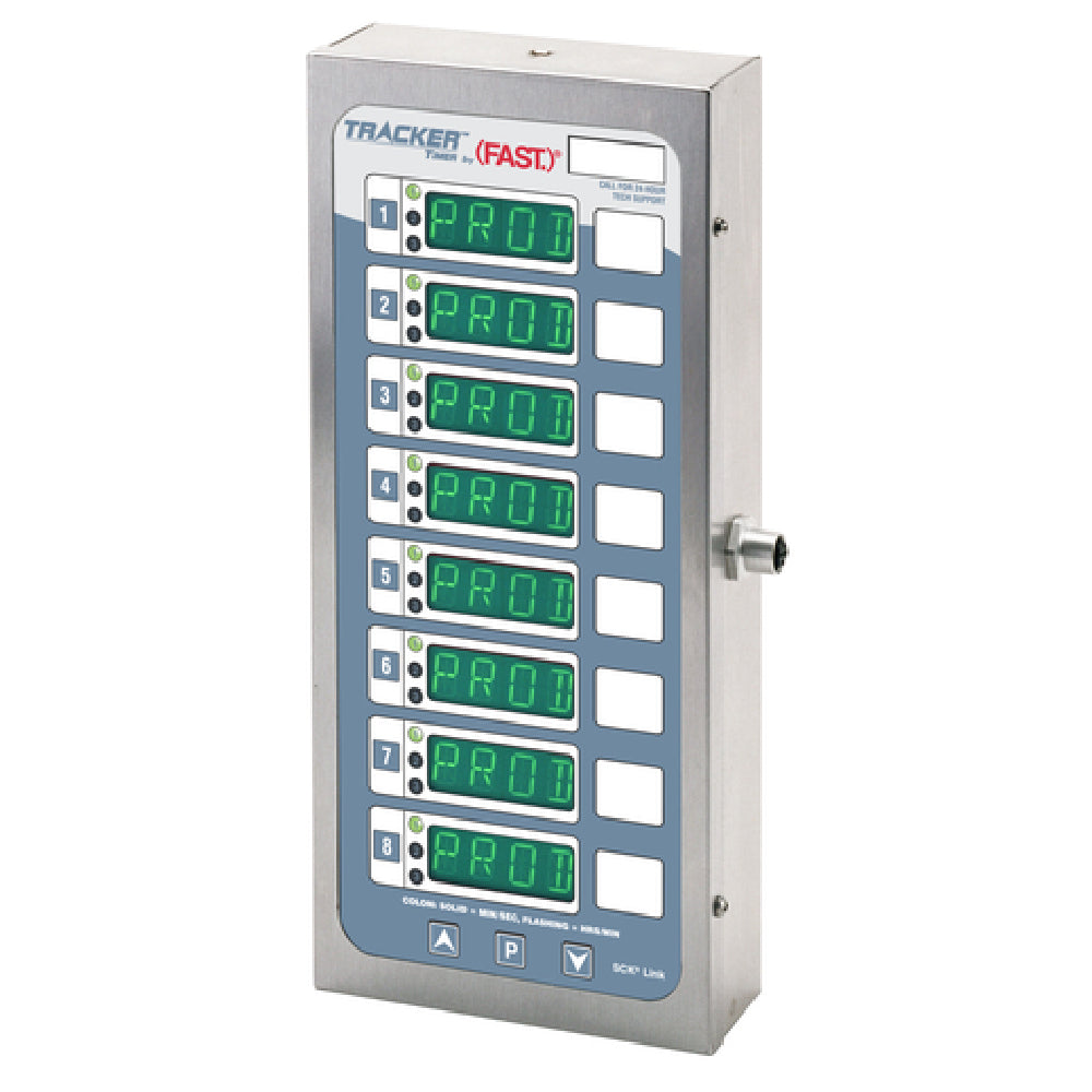 Kitchen Brains TRACK8X1CP Tracker Timer (8) Displays Communication Ports