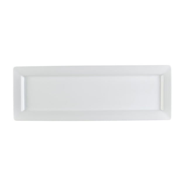 CAC China PNS-461 Princesquare Platter 16-1/4"L X 5-1/2"W X 1"H Deep