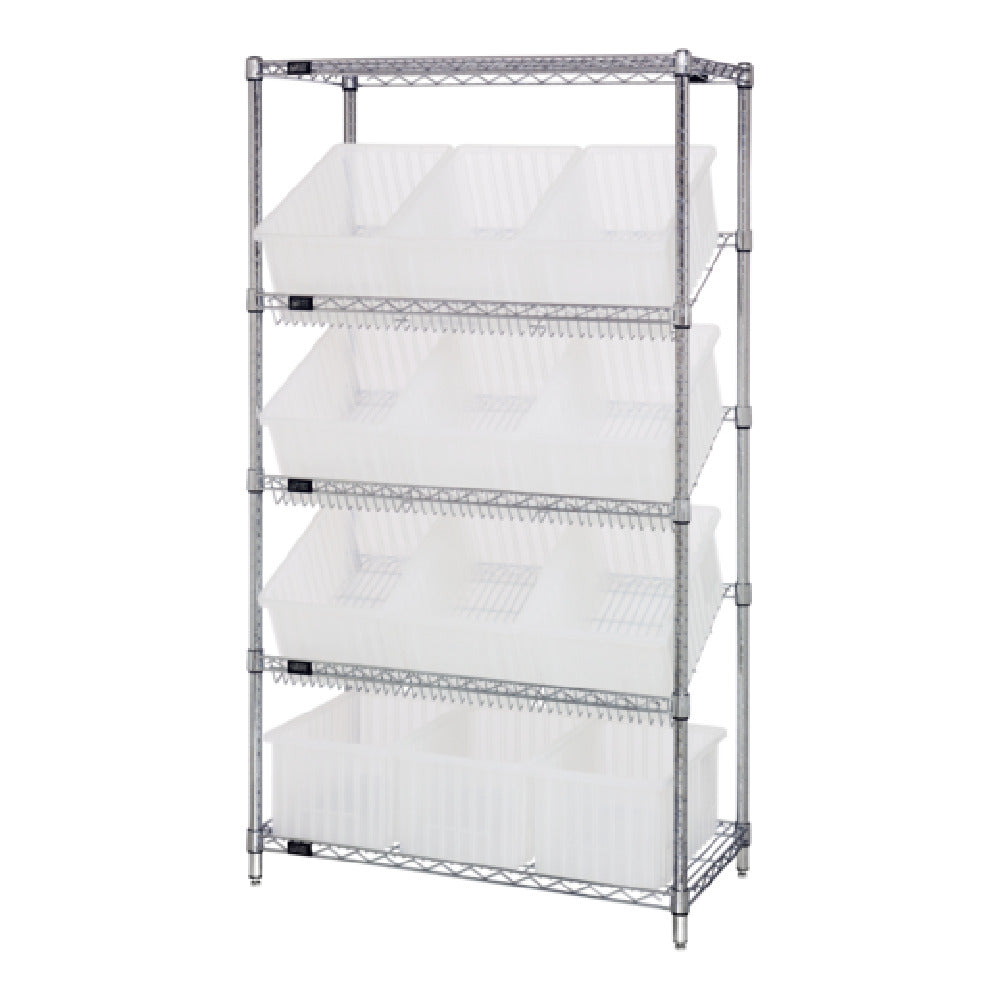Quantum WRS-5-92080CL Bin Systems Unit Stationary 36"W X 18"D X 63"H