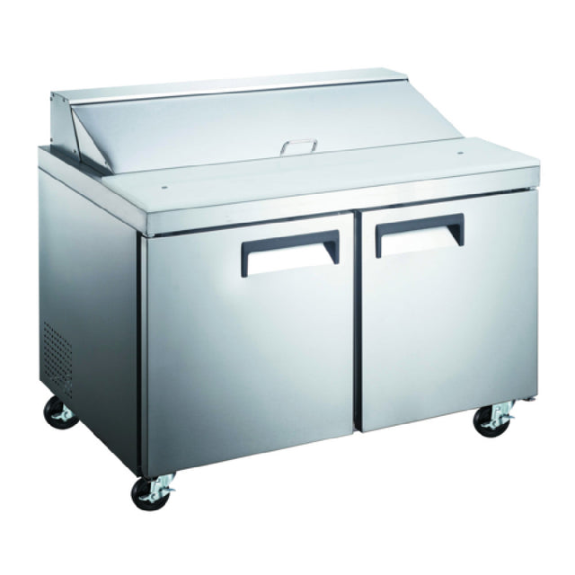 Admiral Craft GRSL-2D/60 Grista Refrigerated Salad/Sandwich Prep Table 2-section