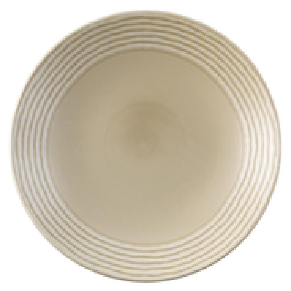 Arc Cardinal FN489 Dudson Harvest Norse Linen Deep Coupe Plate (D:11.0'') Vitrified Ceramic