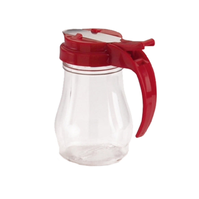 Vollrath 1606-18 Dripcut® Syrup Server 7 Oz. Clear Polycarbonate Jar With Almond Plastic Top